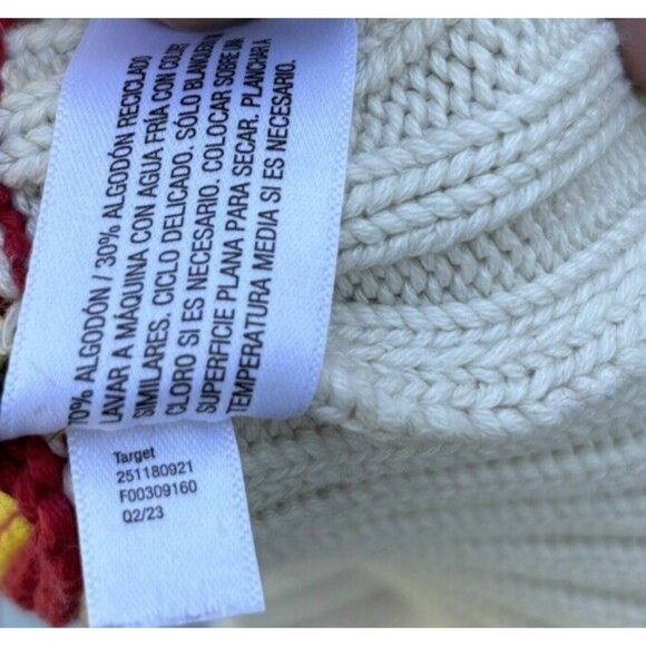 Rowing Blazers x Target Adult Croquet Stripe Cable Knit Sweater XS Tennis Prep - Picture 6 of 6